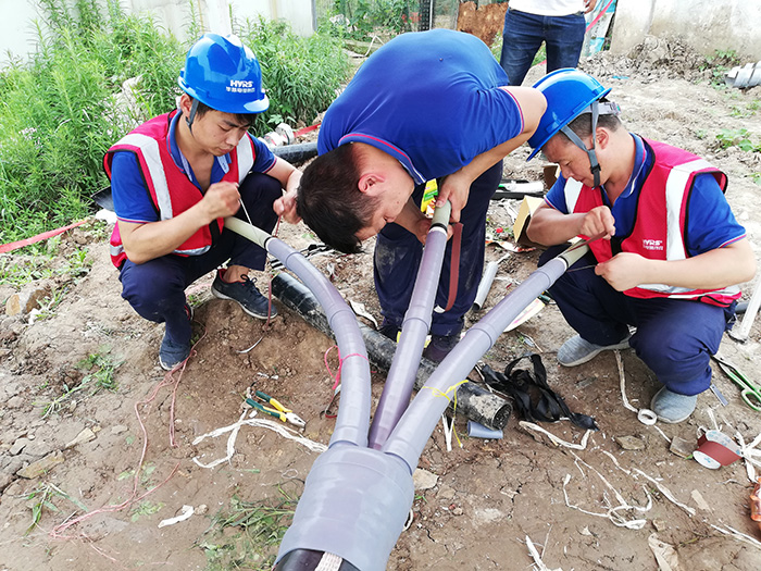 Pancegahan kanggo instalasi aksesoris kabel shrink kadhemen